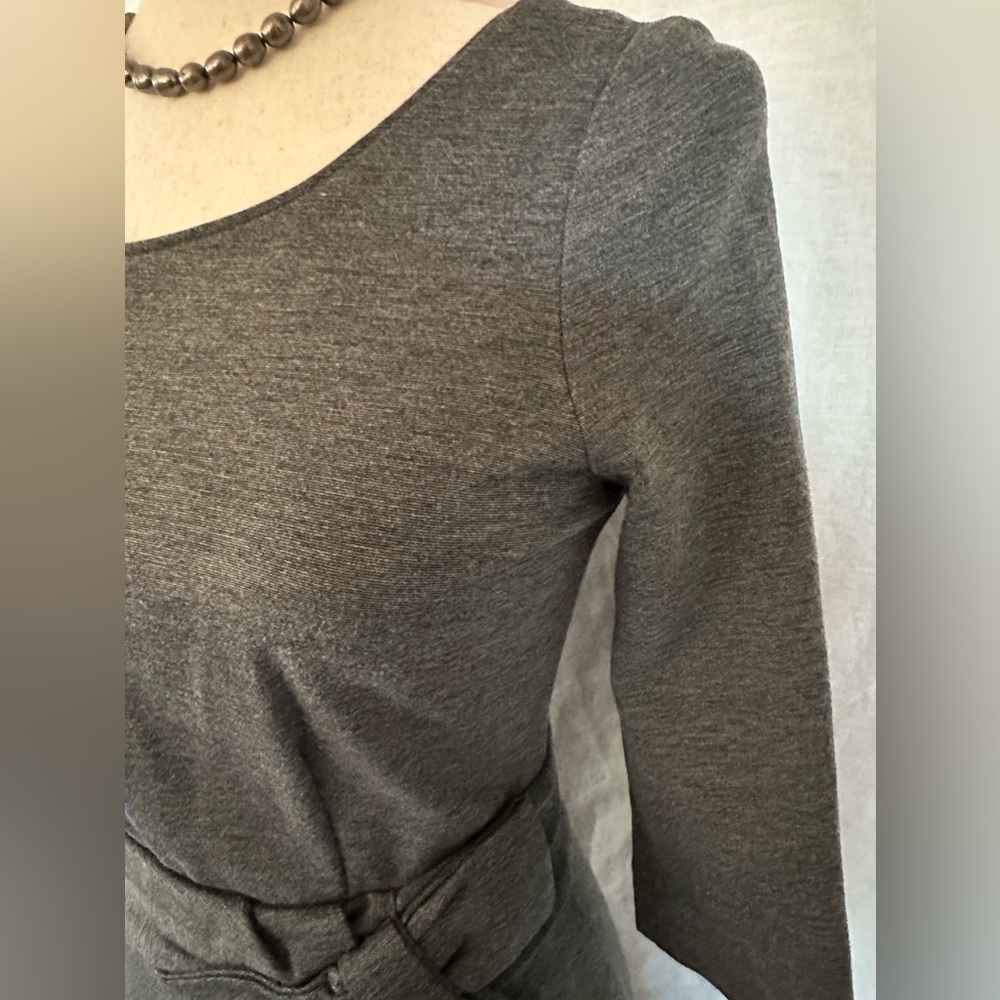 KATE SPADE DRESS SALE!!!! Kate Spade ♠️ NY Magdalena Gray Ponte Dress Sz 2 - Picture 6 of 16